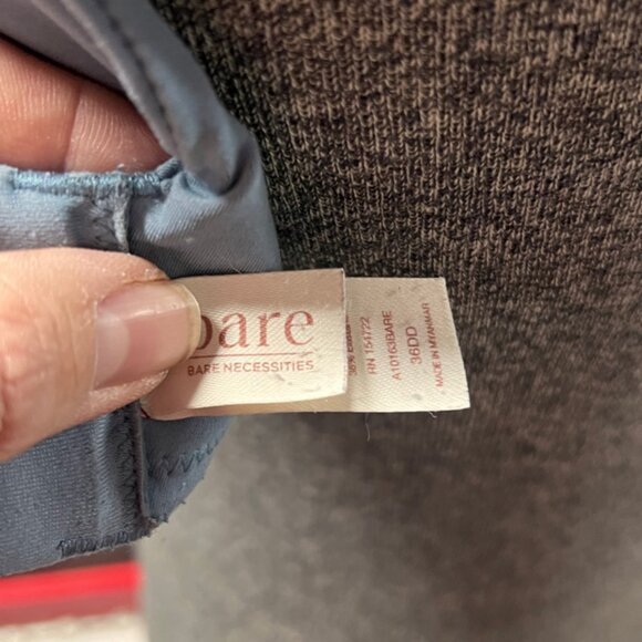 Bare Women 36DD Blue Gray‎ The Favorite T-Shirt Bra Adjustable Wired Bra  (GS2) - Picture 5 of 5